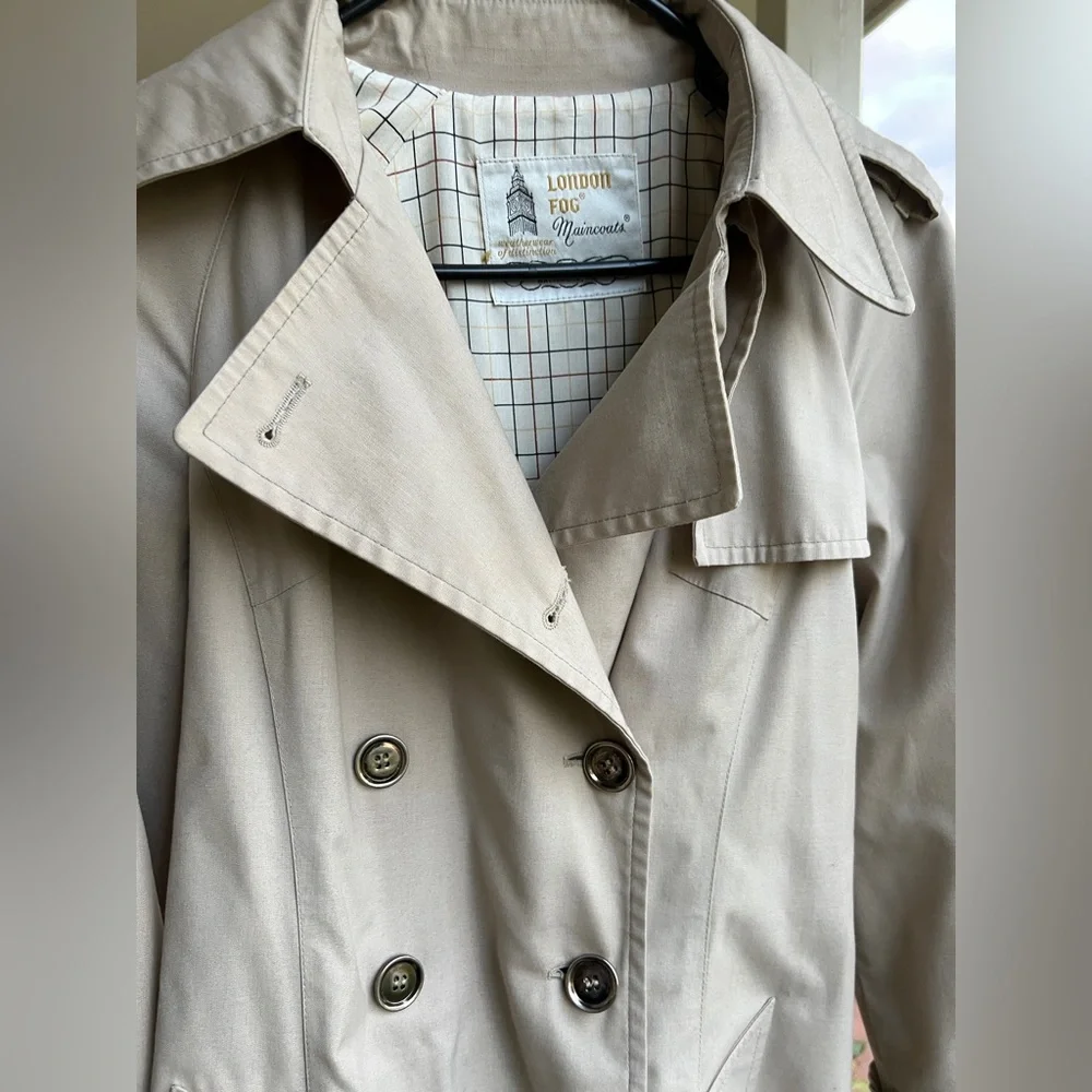 London Fog Trench Coat - Picture 6 of 13
